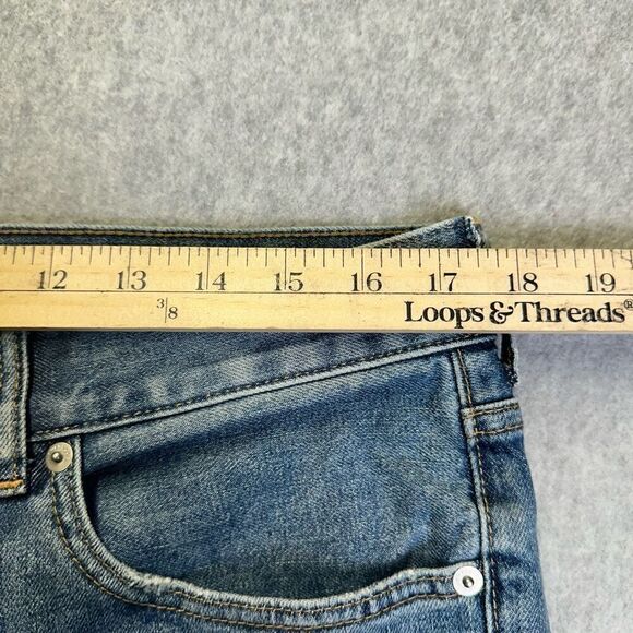 Everlane Men’s Size 36x32 The Slim Fit Jeans Blue Medium Wash Denim Stretch - Picture 3 of 8